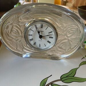 Stranger Crystal Desk Clock made in Germany